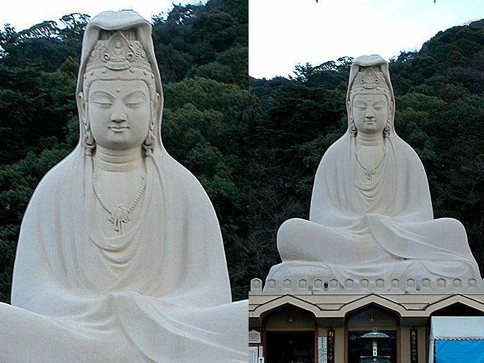 Ryozen Kannon near Kodaiji Temple in Kyoto