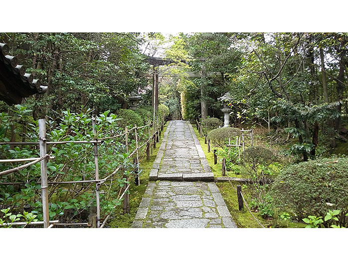 Konchi-in Garden Pathway in Kyoto