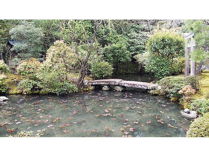 Konchi-in Garden Benten-Ike Pond in Kyoto