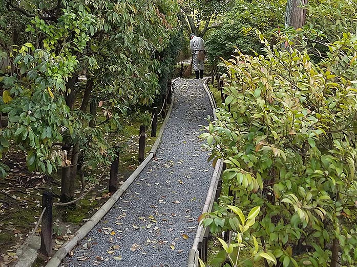 Konchi-in Garden Pathway in Kyoto