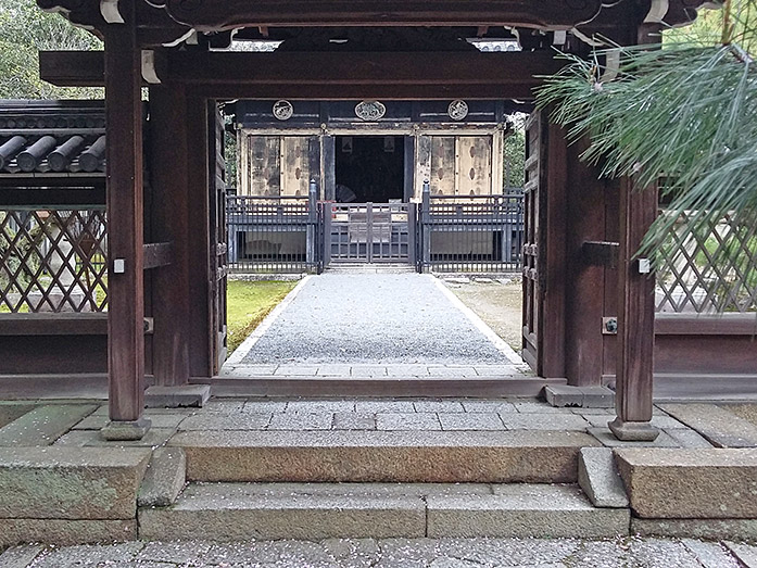 Toshogu Shrine Goto-mon Gate Konchi-in in Kyoto