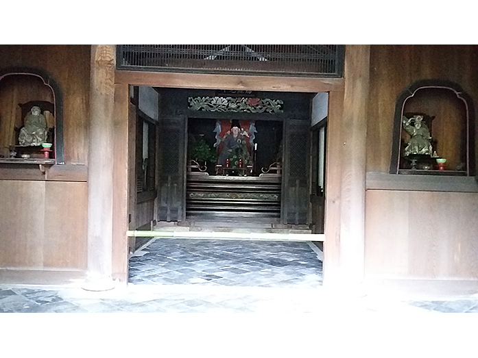 Monk Statues Inside Kaisando Hall in Kyoto