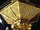 Golden Lantern Sanmon Gate of Koshoji Temple in Kyoto