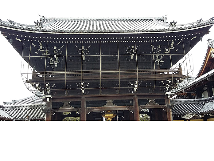 Sanmon Gate of Koshoji Temple in Kyoto