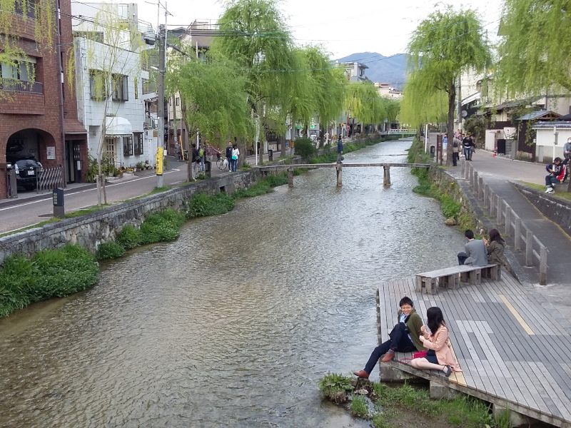 Shirakawa Canal in Kyoto