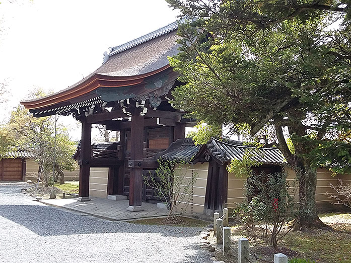 Kara-mon Gate of Myoho-in Temple in Kyoto