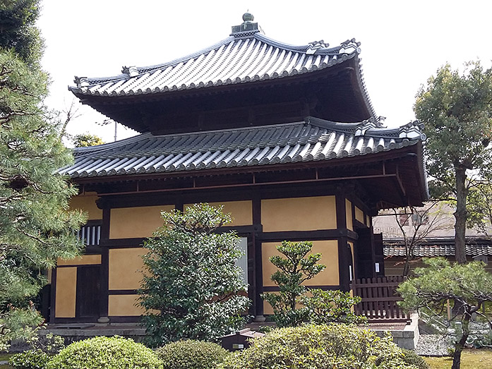Hondo Fugen-do (Main Hall) of Myoho-in Temple in Kyoto