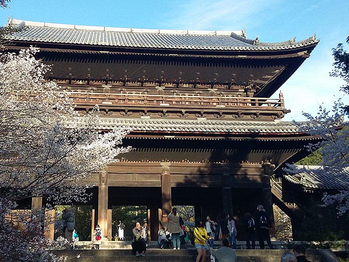 Sanmon Main Gate of Nanzenji Temple in Kyoto