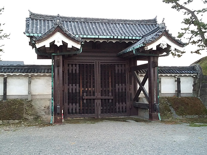 South Gate Nijo Castle in Kyoto