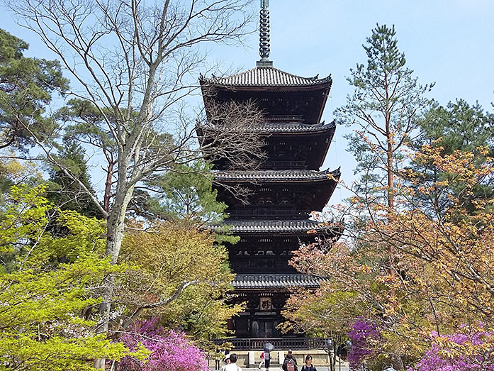 Five-Storied Pagoda Ninnaji Temple