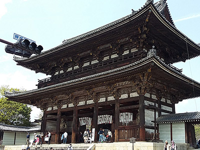 Ninnaji Temple Nio-mon Gate In Kyoto