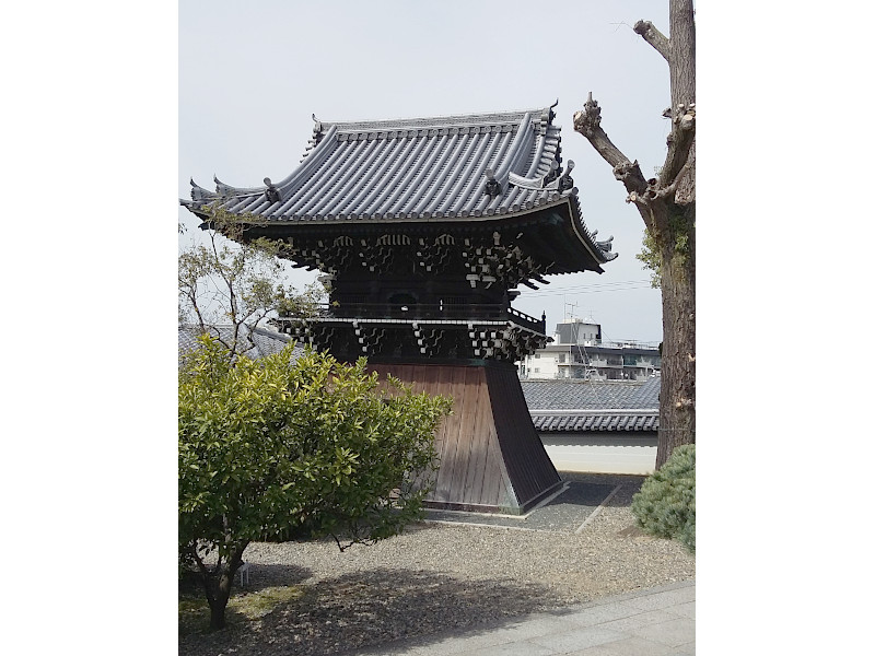 Belfry of Otani Hombyo Temple in Kyoto