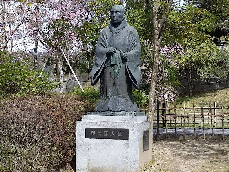 Shinran Shonin Statue in Kyoto