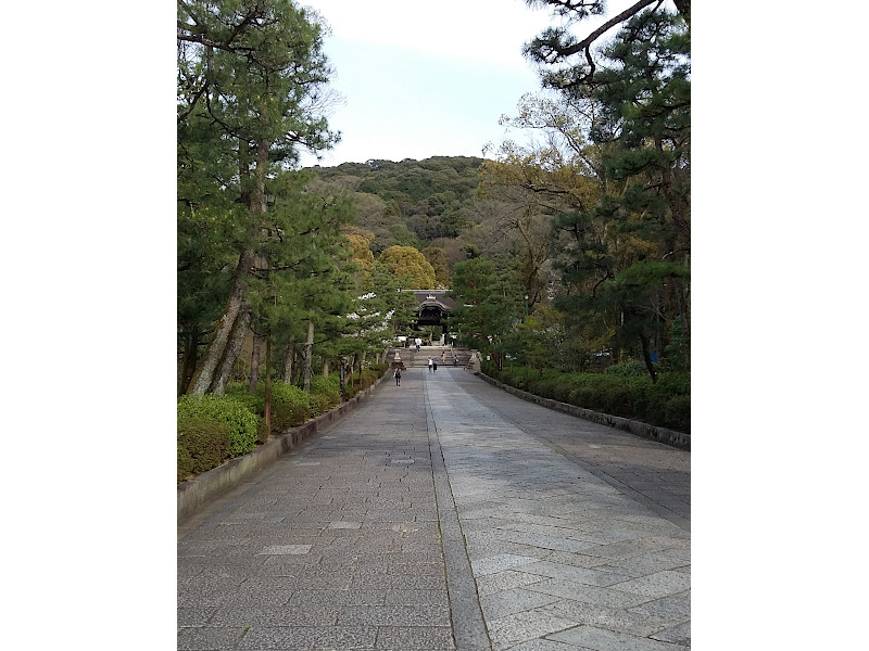 Path to Otani Sobyo in Kyoto