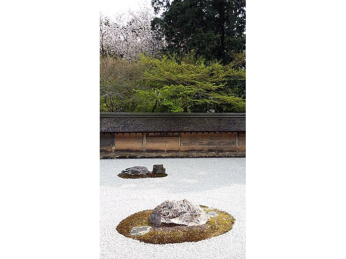 Rock Garden within Ryoan-ji Zen Temple