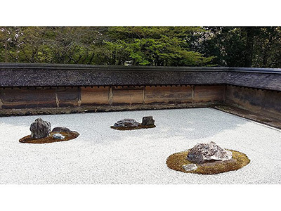 Rock Garden within Ryoan-ji Zen Temple