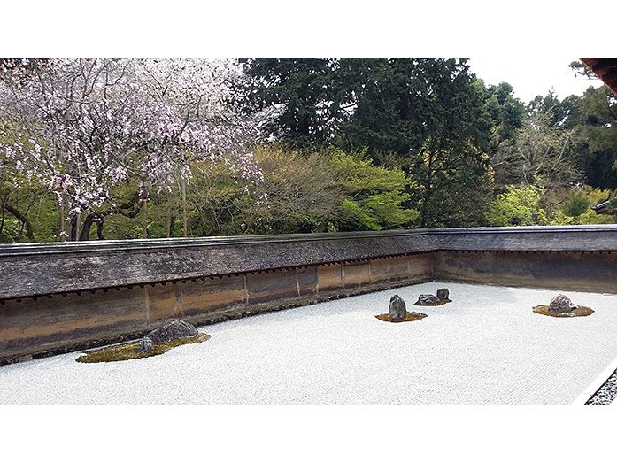 Rock Garden within Ryoan-ji Zen Temple