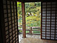 Inside Kogosho of Shoren-in Temple in Kyoto