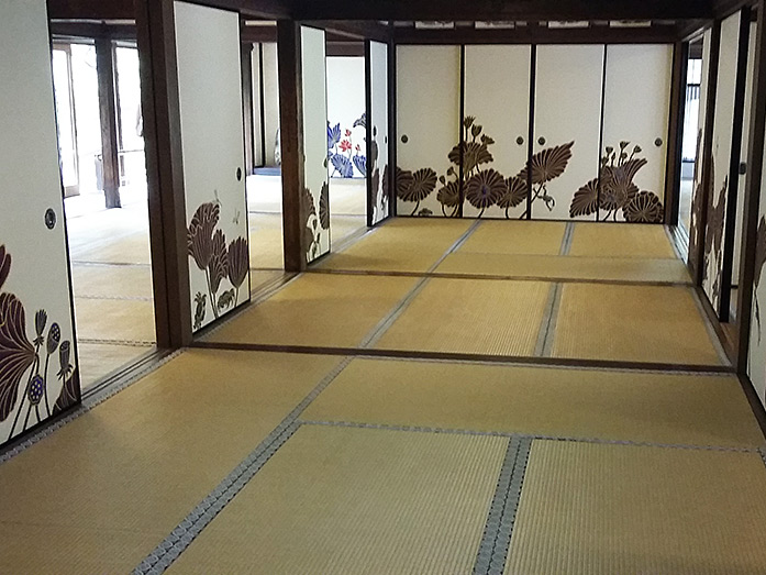 Kachoden Fusuma Shoren-in Temple in Kyoto