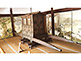 Palanquin of Emperor Komei inside Shinden Hall, Shoren-in Temple in Kyoto