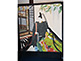 Screen inside Shoren-in Temple in Kyoto
