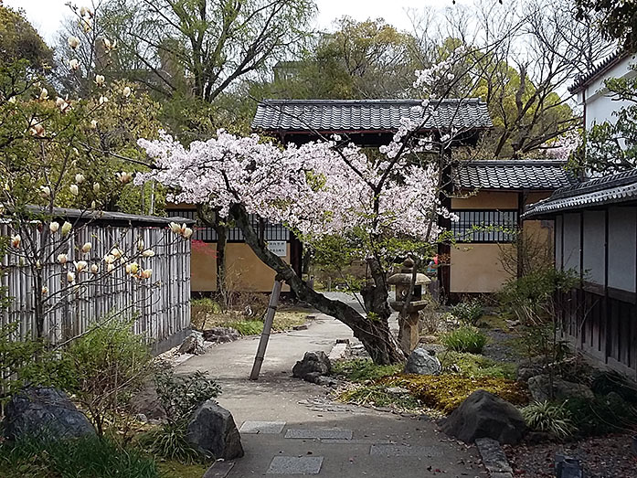 Entrance Shosei-en Garden in Kyoto