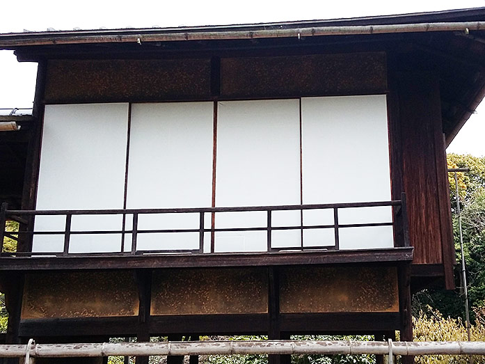 Shukuen-tei (Tea Ceremony House) Shosei-en Garden in Kyoto