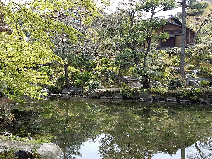 Shukuen-tei (Tea Ceremony House) Shosei-en Garden in Kyoto
