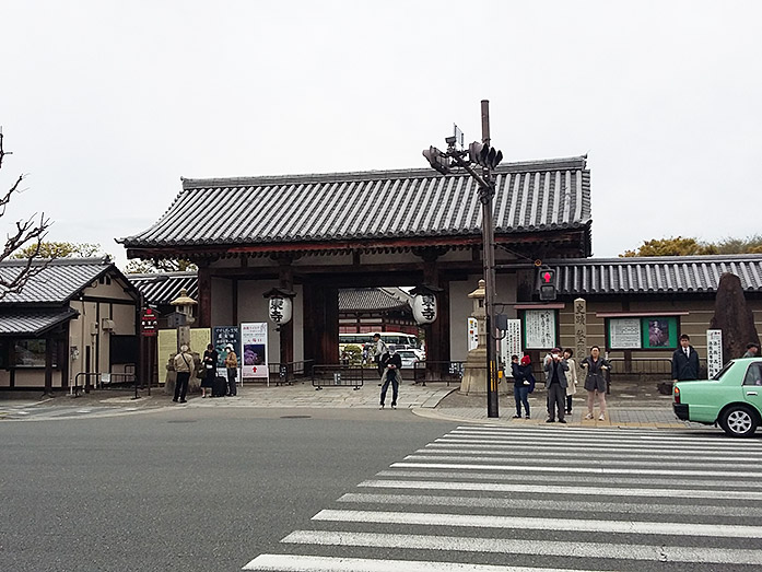 Keigamon Gate Toji Temple in Kyoto