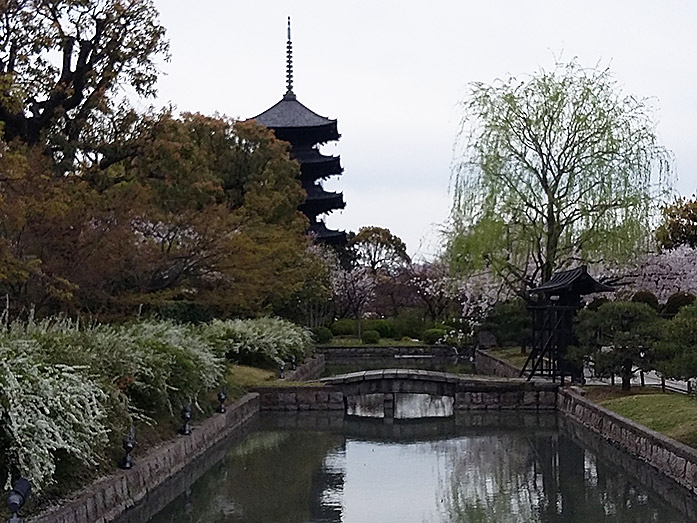 Hozo and Moat Toji Temple in Kyoto