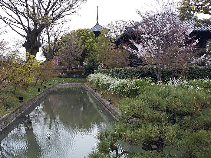 Hozo and Moat Toji Temple in Kyoto