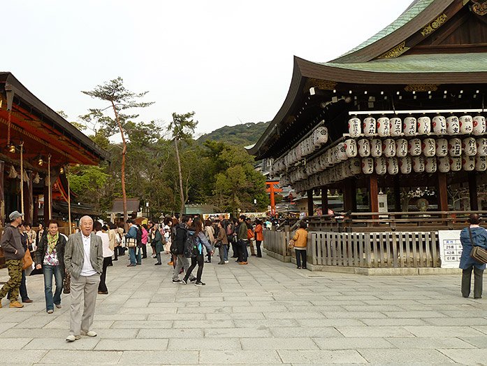 Yasaka Shrine Buden Hall Dance Stage in Kyoto