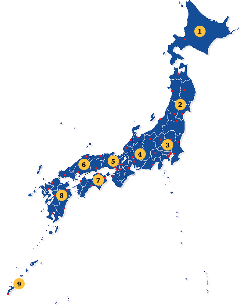 Map of Japan