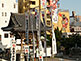 Wooden Belfry of Osu Kannon Temple in Nagoya in Aichi Prefeture