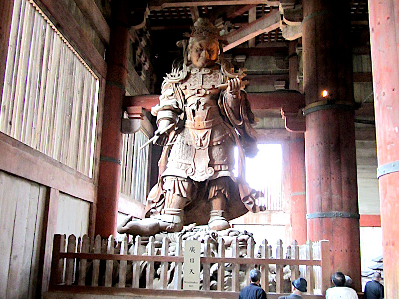 Deva Kings Daibutsu Todaiji Temple in Nara