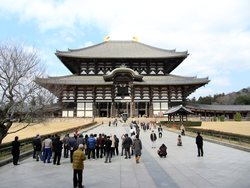 Daibutsuden Great Buddha Hall Todaiji Temple - Great Eastern Temple in Nara