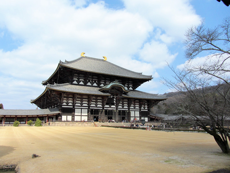 Daibutsuden Great Buddha Hall Todaiji Temple - Great Eastern Temple in Nara