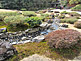 Stream in Isuien Garden in Nara