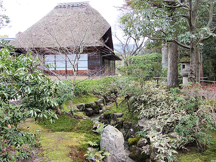 Hiyoshintei Tea House in Isuien Garden in Nara