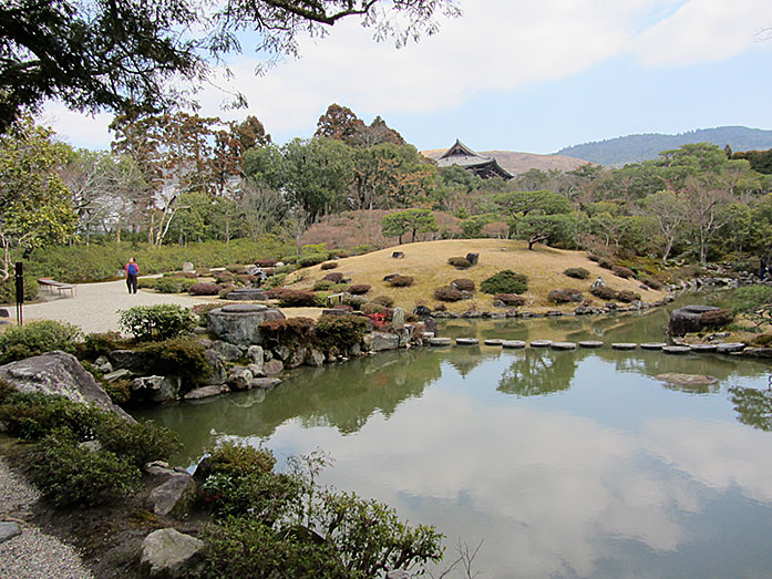 Central Pond of Isuien Garden in Nara