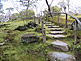 Stairway in Isuien Garden in Nara