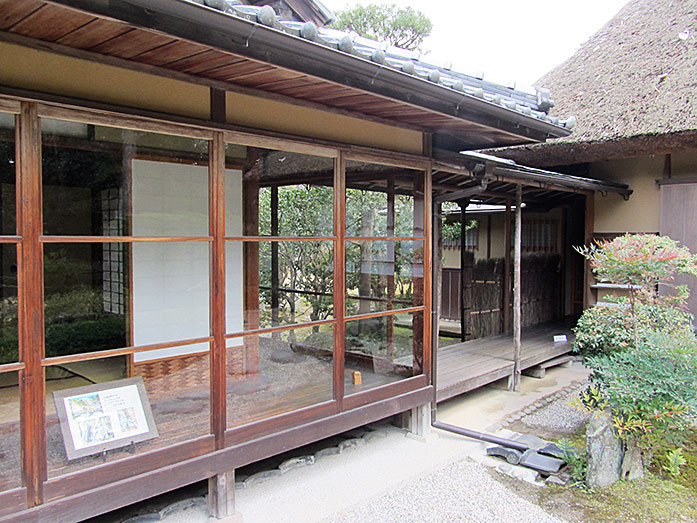 Hiyoshintei Tea House in Isuien Garden in Nara
