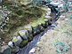 Stream in Isuien Garden in Nara