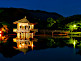 Sagi-ike Pond at Night in Nara Park