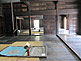 Inside an Gassho-zukuri House from Shirakawago in Hattori Ryokuchi Park