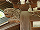 Roof Detail of Hokoku-jinja Shrine in Osaka Castle Park