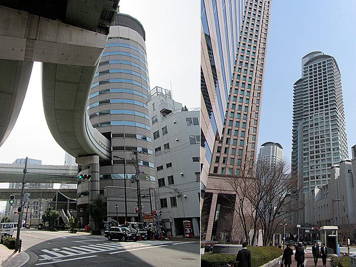 Impressive Sight Hanshin Expressway in Kita (Umeda) in Osaka