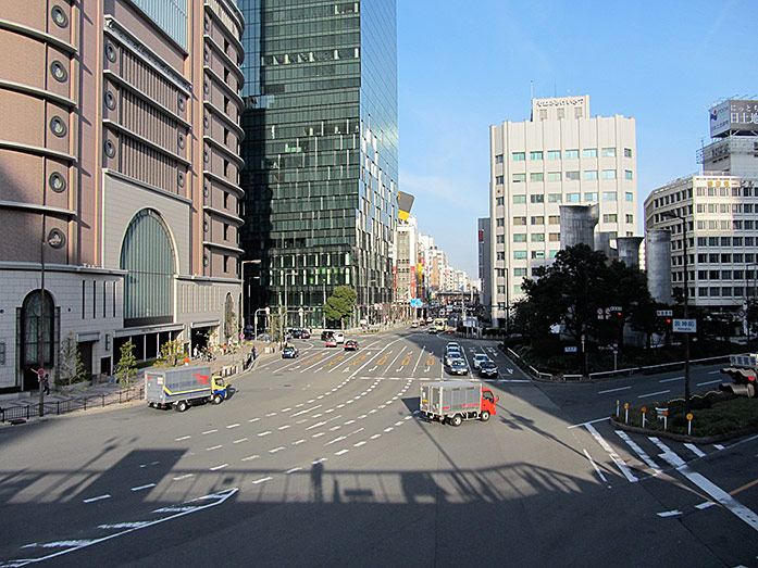 Street Scene in Kita (Umeda) near Osaka Station