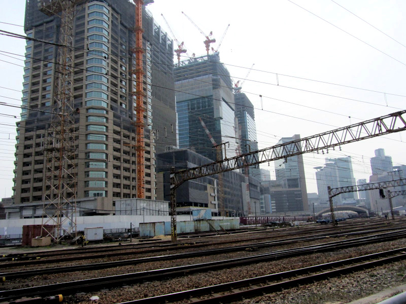 Huge Construction at Osaka Station