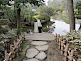 Stone Bridge within Keitakuen Garden Tenno-ji Park in Osaka